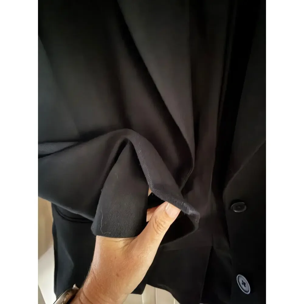 Alo Yoga First Class Blazer XS Black Oversized Logo Performance Jacket
